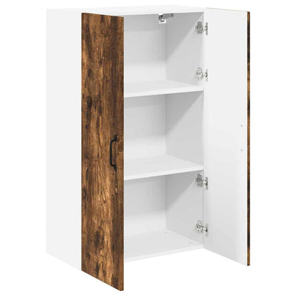 Keukenkast aan de muur met plank Gerookt eiken 60 x 31 x 100 cm