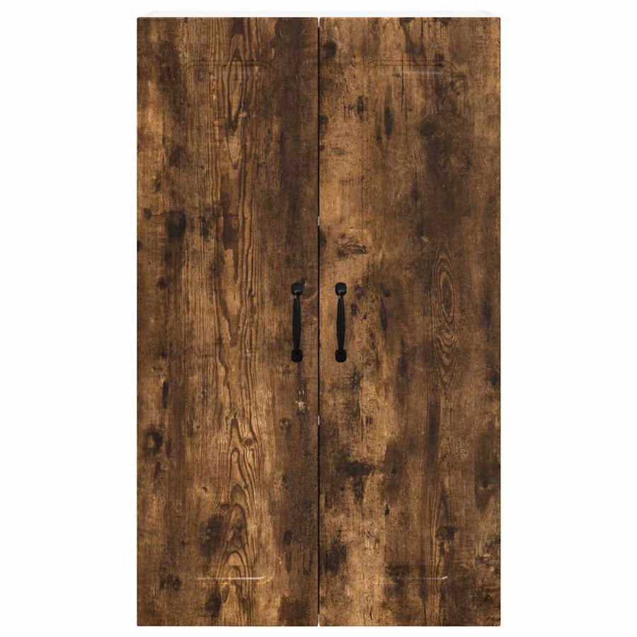 Keukenkast aan de muur met plank Gerookt eiken 60 x 31 x 100 cm