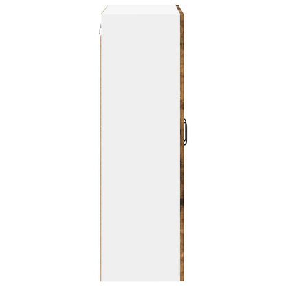 Keukenkast aan de muur met plank Gerookt eiken 60 x 31 x 100 cm