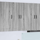 Keukenkast wand 60x31x100 cm grijs sonoma bewerkt hout