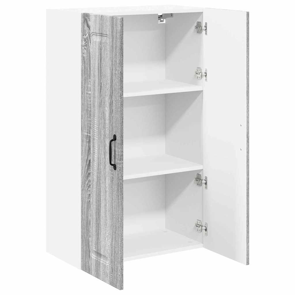 Keukenkast aan de muur met plank Grijs Sonoma 60 x 31 x 100 cm