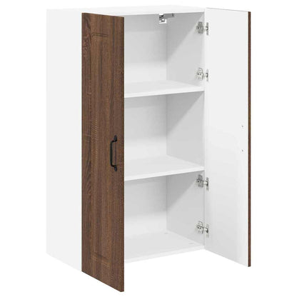 Keukenkast aan de muur met plank Bruin Eiken 60 x 31 x 100 cm