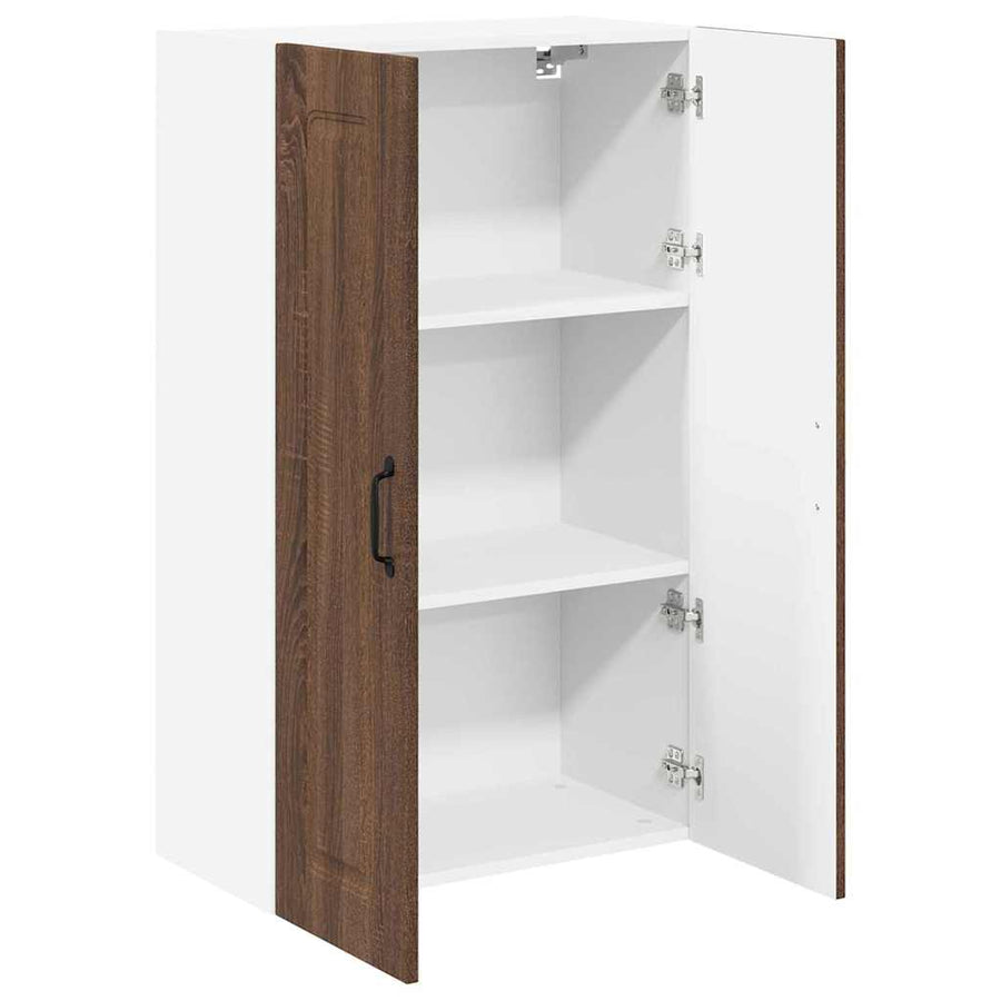 Keukenkast aan de muur met plank Bruin Eiken 60 x 31 x 100 cm