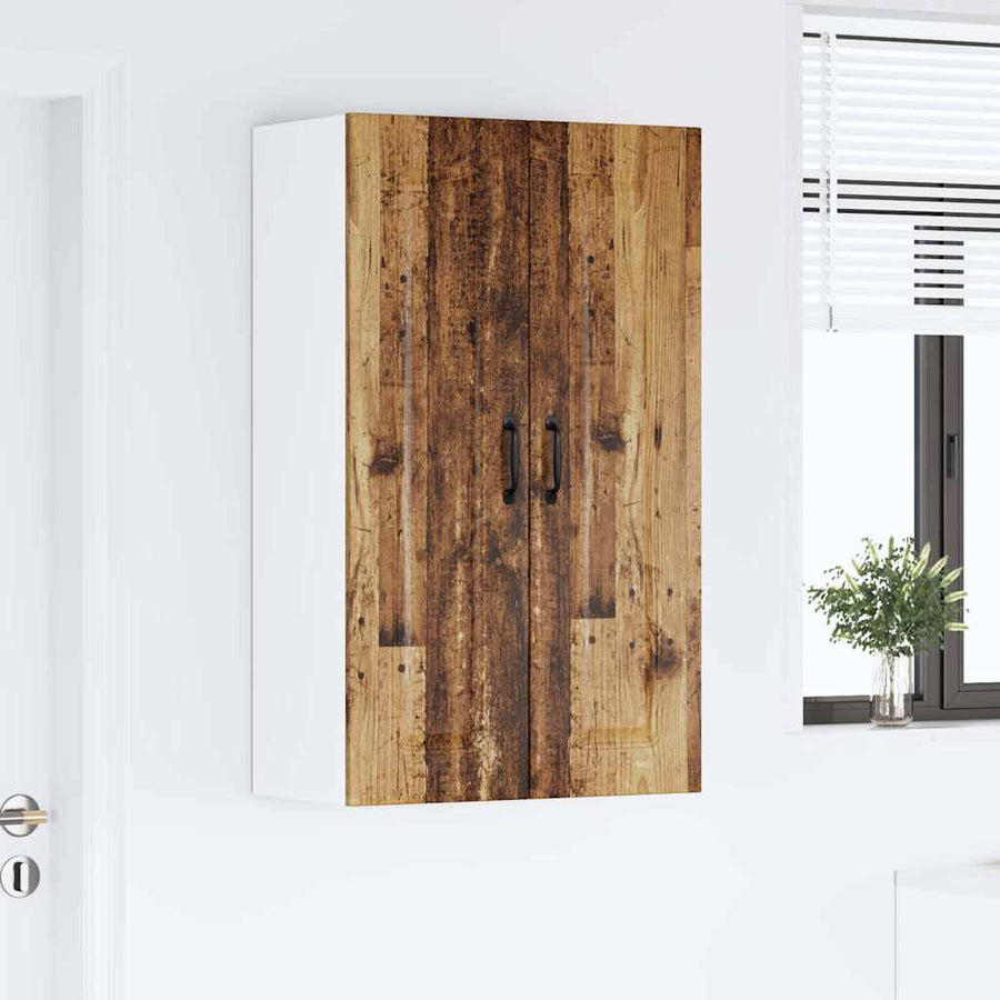 Keukenkast aan de muur Oud Hout 60 x 31 x 100 cm Bewerkt hout