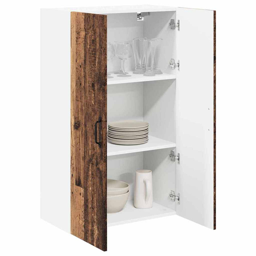 Keukenkast aan de muur Oud Hout 60 x 31 x 100 cm Bewerkt hout