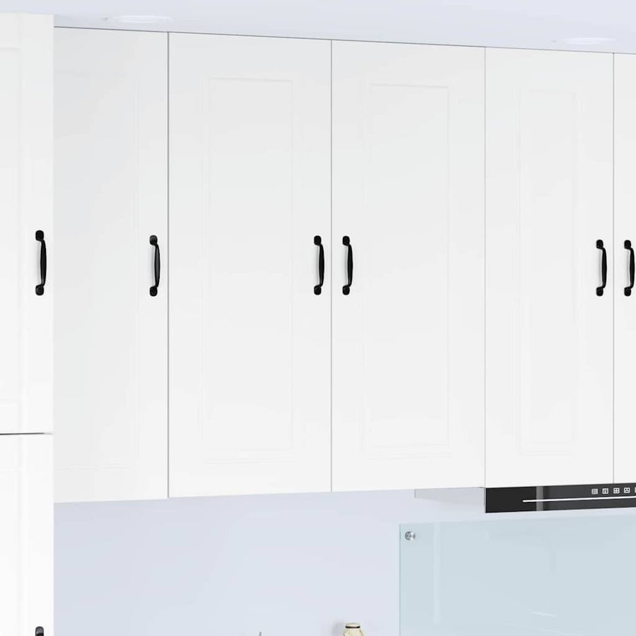 Keukenkast aan de muur Wit 80 x 31 x 100 cm Bewerkt hout