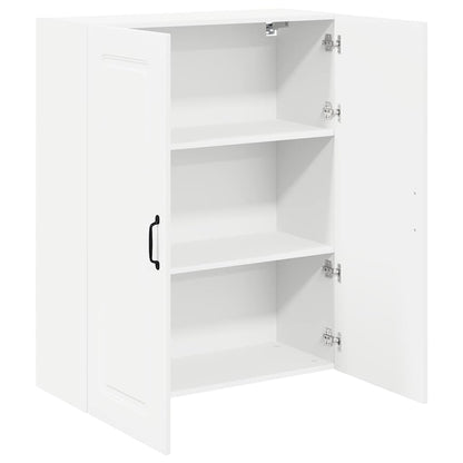 Keukenkast aan de muur Wit 80 x 31 x 100 cm Bewerkt hout