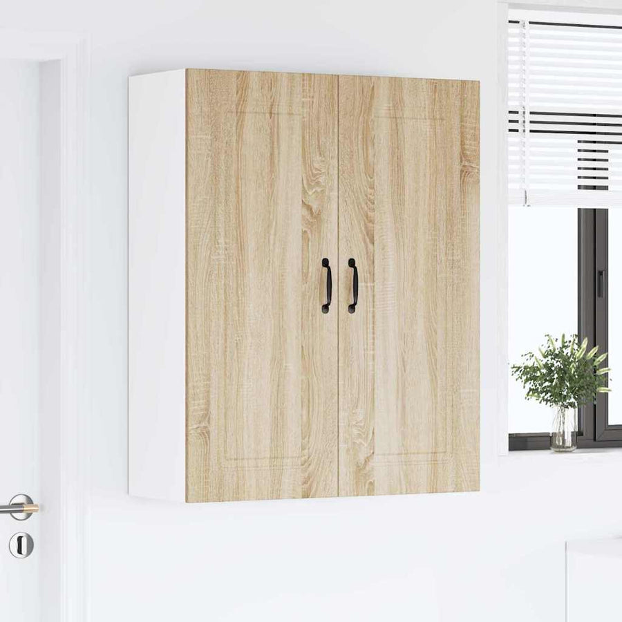 Keukenkast aan de muur met plank Sonoma Eiken 80 x 31 x 100 cm