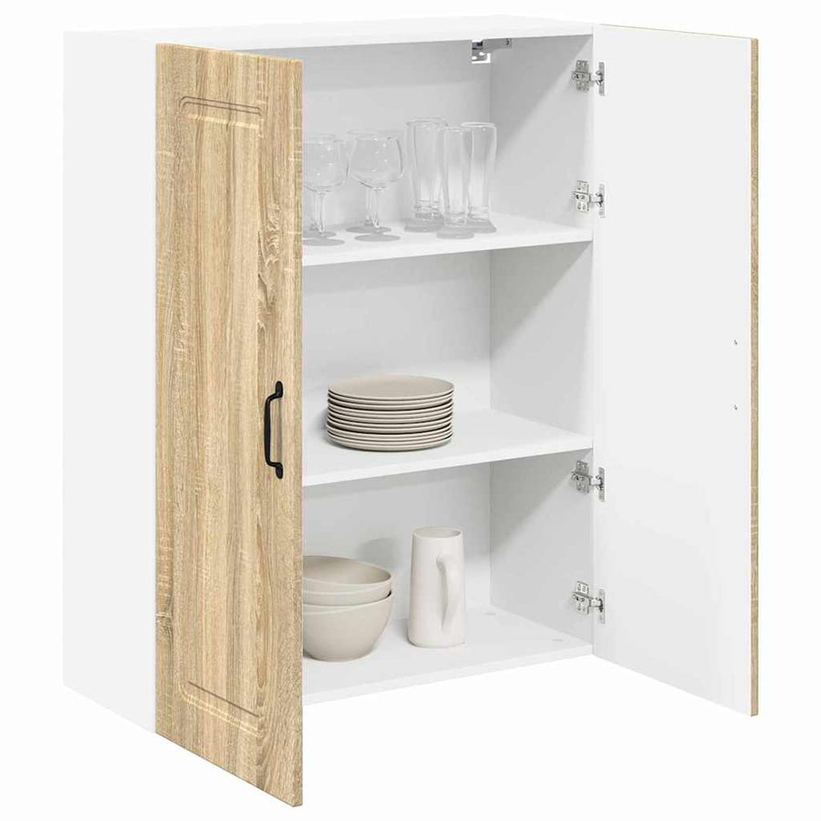 Keukenkast aan de muur met plank Sonoma Eiken 80 x 31 x 100 cm