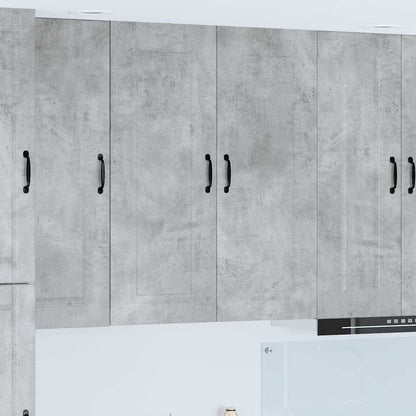 Keukenkast aan de muur met plank Beton Grijs 80 x 31 x 100 cm