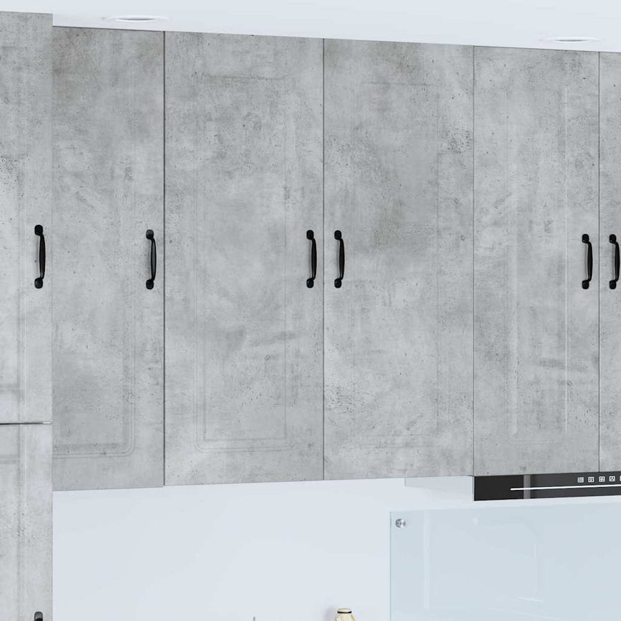 Keukenkast aan de muur met plank Beton Grijs 80 x 31 x 100 cm