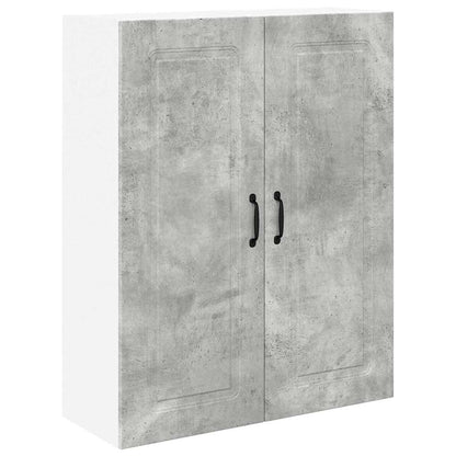 Keukenkast aan de muur met plank Beton Grijs 80 x 31 x 100 cm