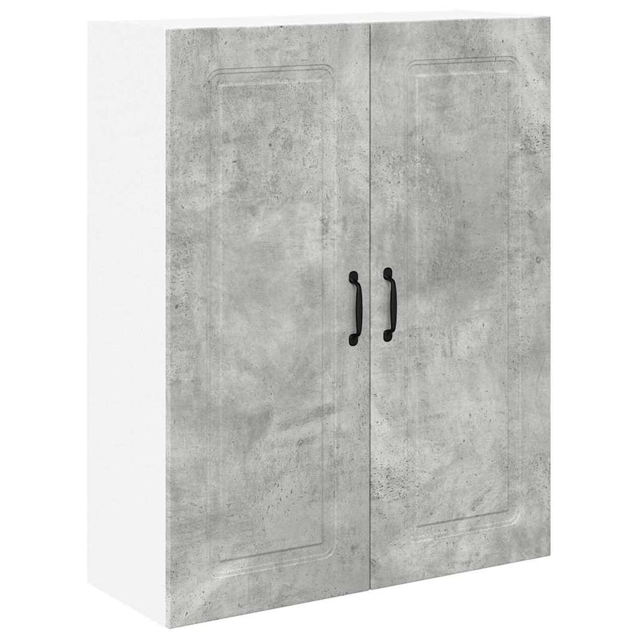 Keukenkast aan de muur met plank Beton Grijs 80 x 31 x 100 cm
