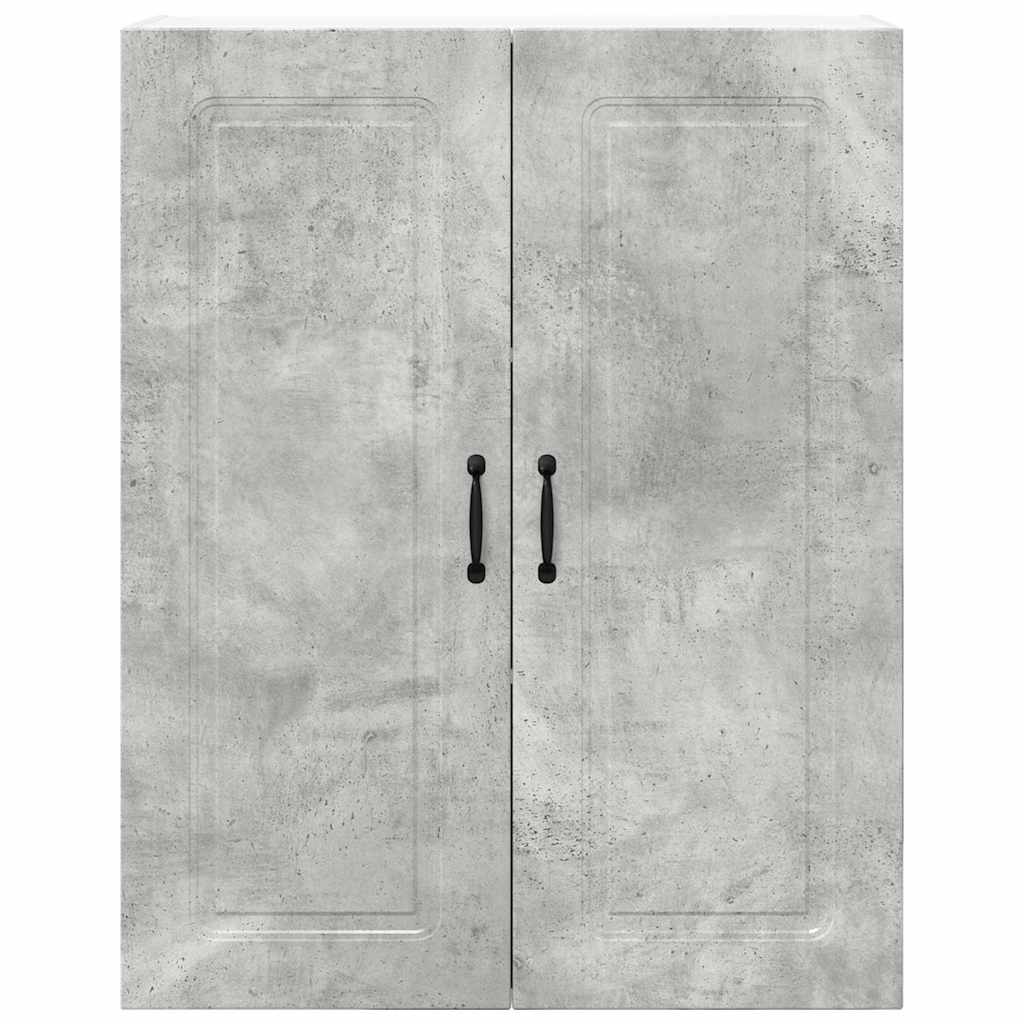 Keukenkast aan de muur met plank Beton Grijs 80 x 31 x 100 cm