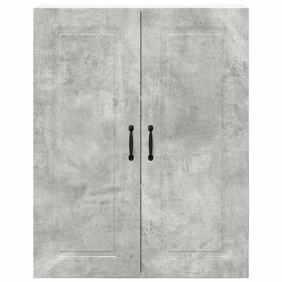 Keukenkast aan de muur met plank Beton Grijs 80 x 31 x 100 cm