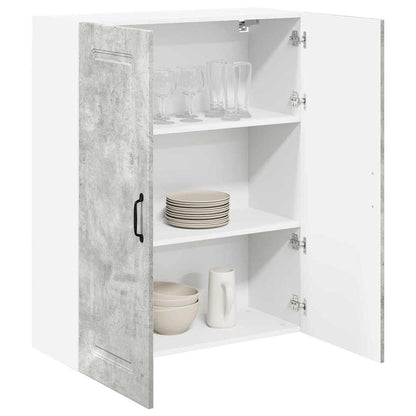 Keukenkast aan de muur met plank Beton Grijs 80 x 31 x 100 cm