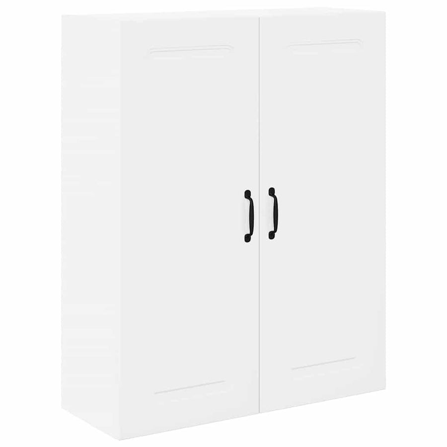 Keukenkast aan de muur met plank Hoogglans wit 80 x 31 x 100 cm