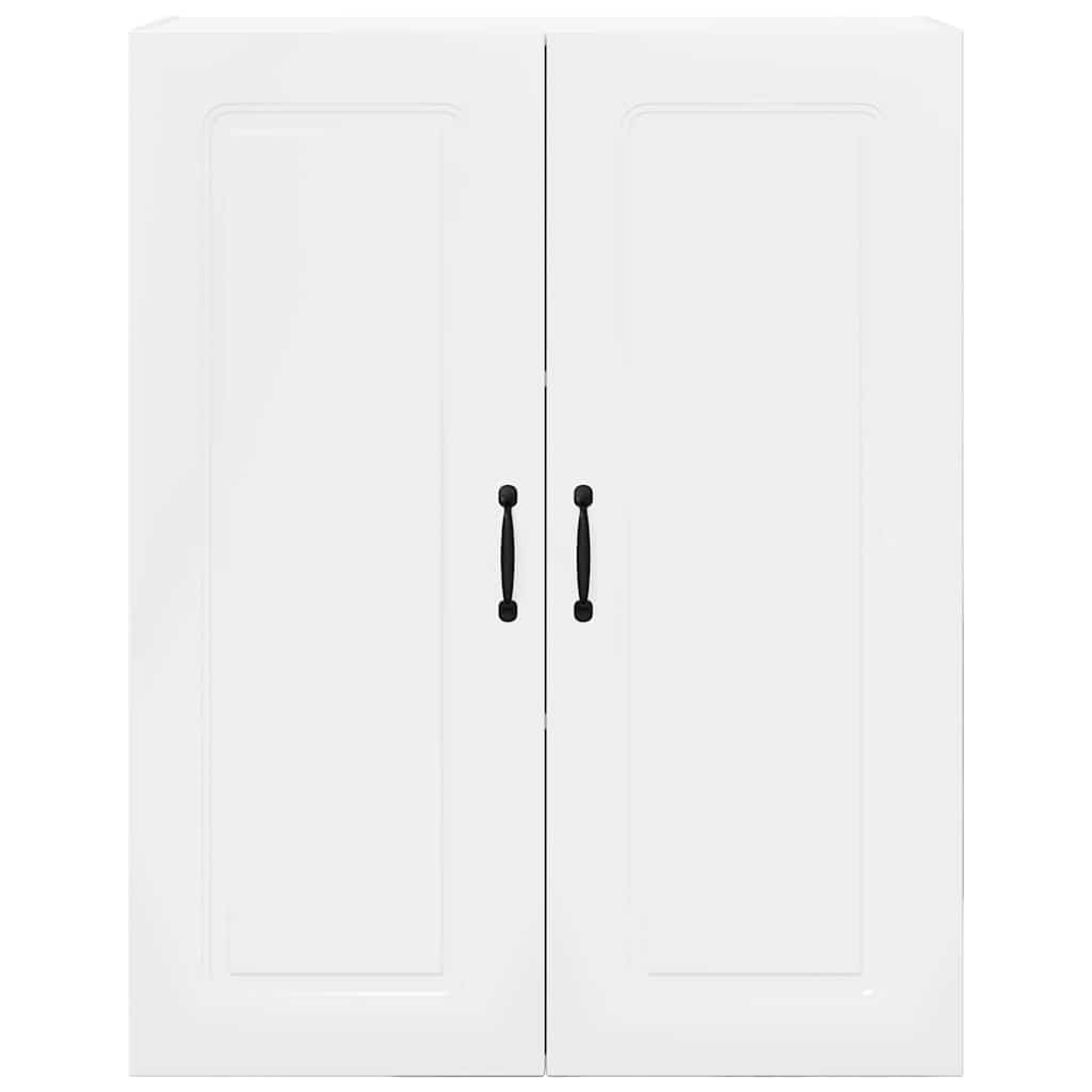 Keukenkast aan de muur met plank Hoogglans wit 80 x 31 x 100 cm