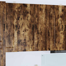 Keukenkast aan de muur met plank Gerookt eiken 80 x 31 x 100 cm