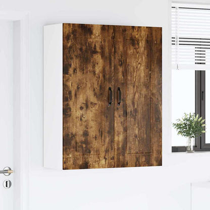 Keukenkast aan de muur met plank Gerookt eiken 80 x 31 x 100 cm