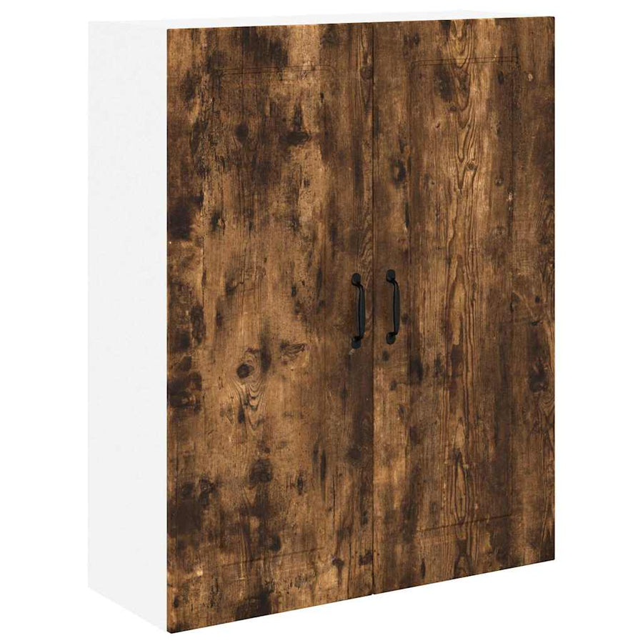 Keukenkast aan de muur met plank Gerookt eiken 80 x 31 x 100 cm