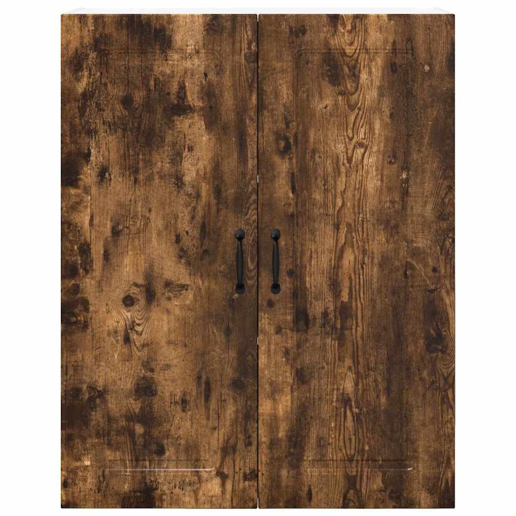 Keukenkast aan de muur met plank Gerookt eiken 80 x 31 x 100 cm