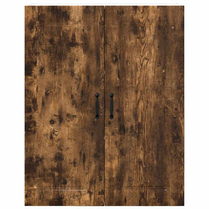 Keukenkast aan de muur met plank Gerookt eiken 80 x 31 x 100 cm