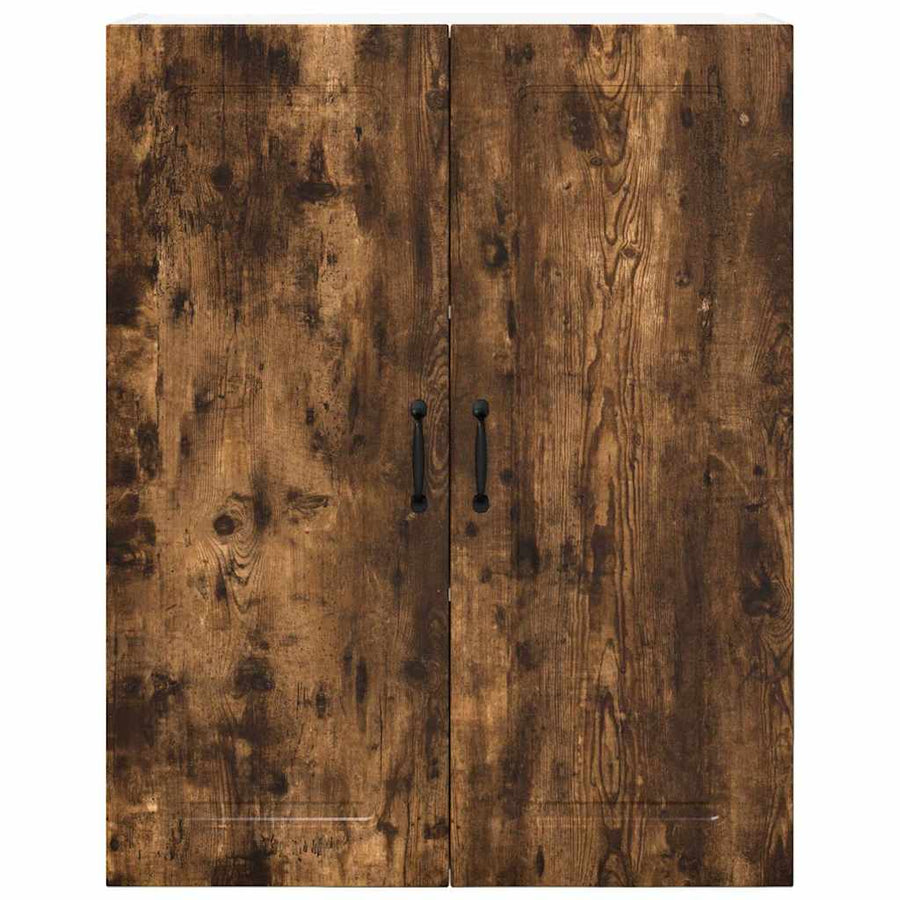 Keukenkast aan de muur met plank Gerookt eiken 80 x 31 x 100 cm