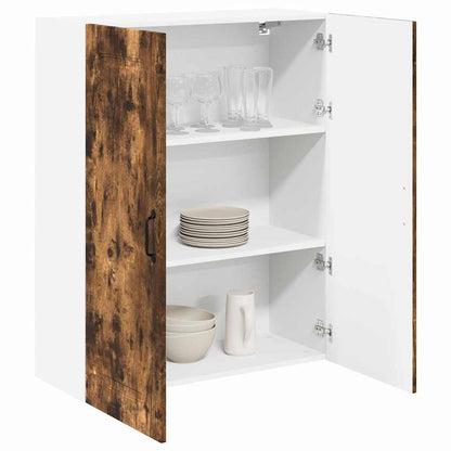 Keukenkast aan de muur met plank Gerookt eiken 80 x 31 x 100 cm