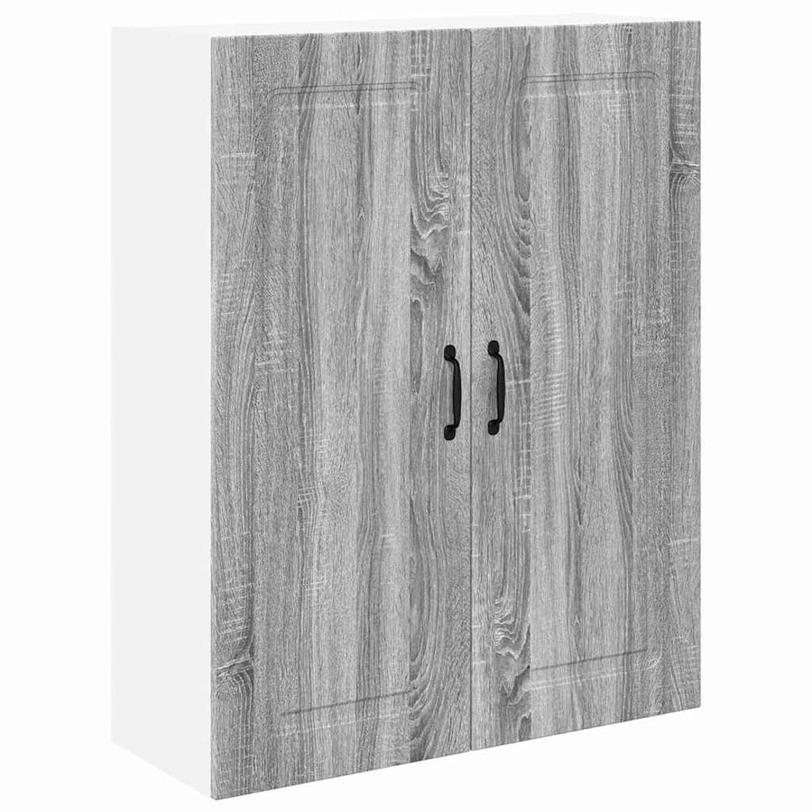 Keukenkast aan de muur met plank Grijs Sonoma 80 x 31 x 100 cm