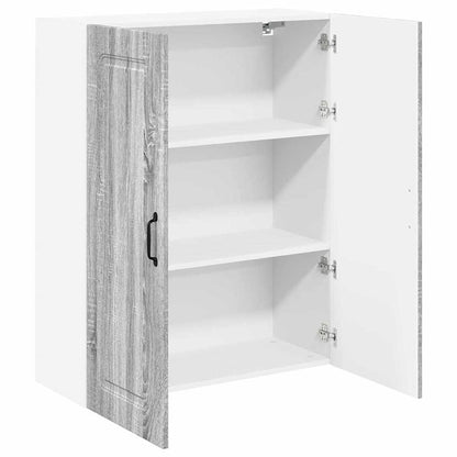 Keukenkast aan de muur met plank Grijs Sonoma 80 x 31 x 100 cm