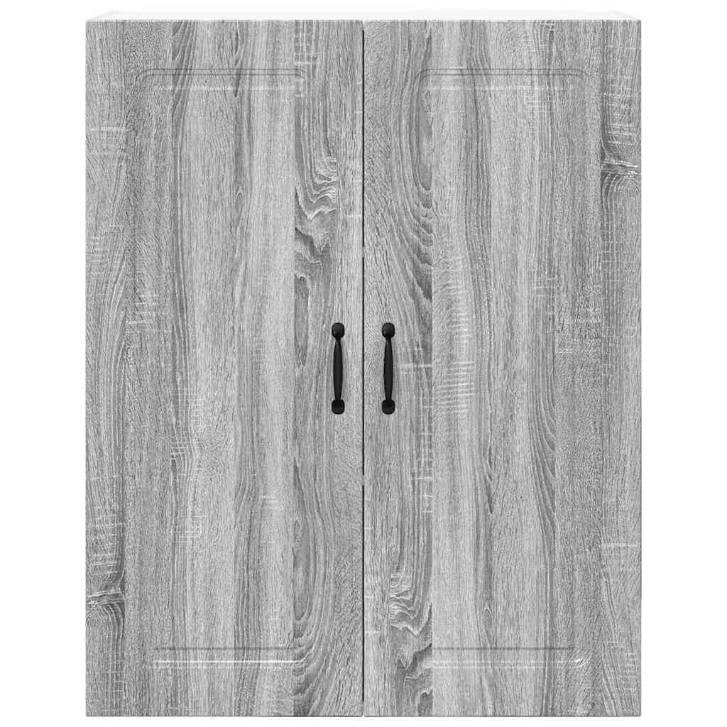 Keukenkast aan de muur met plank Grijs Sonoma 80 x 31 x 100 cm