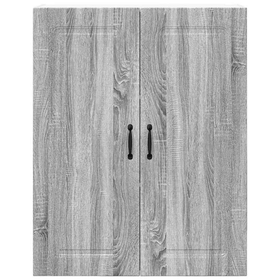 Keukenkast aan de muur met plank Grijs Sonoma 80 x 31 x 100 cm