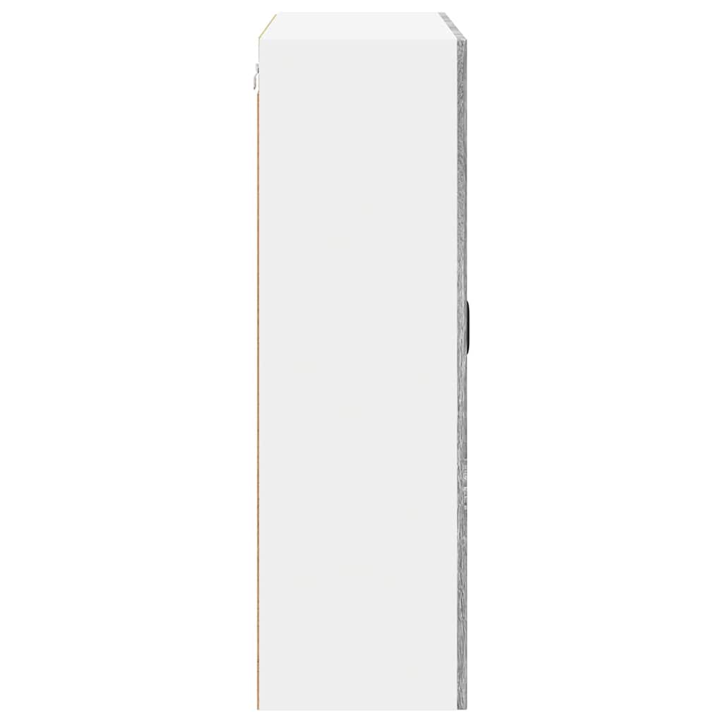 Keukenkast aan de muur met plank Grijs Sonoma 80 x 31 x 100 cm