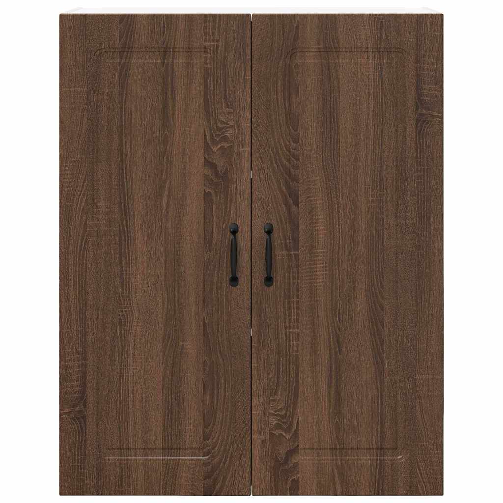Keukenkast aan de muur met plank Bruin Eiken 80 x 31 x 100 cm