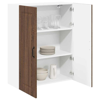 Keukenkast aan de muur met plank Bruin Eiken 80 x 31 x 100 cm