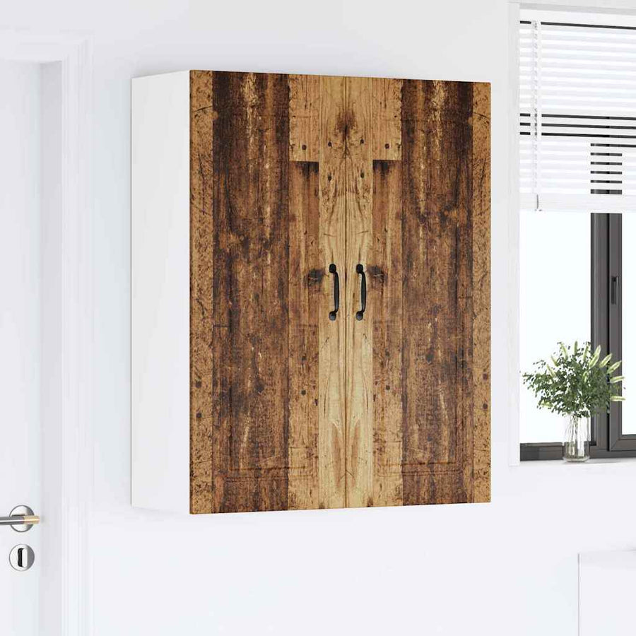 Keukenkast aan de muur Oud Hout 80 x 31 x 100 cm Bewerkt hout