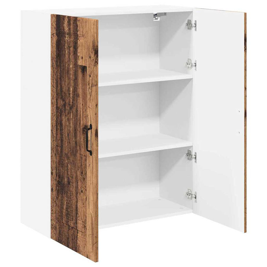 Keukenkast aan de muur Oud Hout 80 x 31 x 100 cm Bewerkt hout
