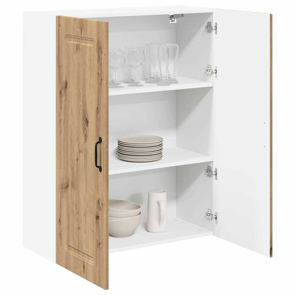 Keukenkast aan de muur met plank Artisan Eiken 80 x 31 x 100 cm