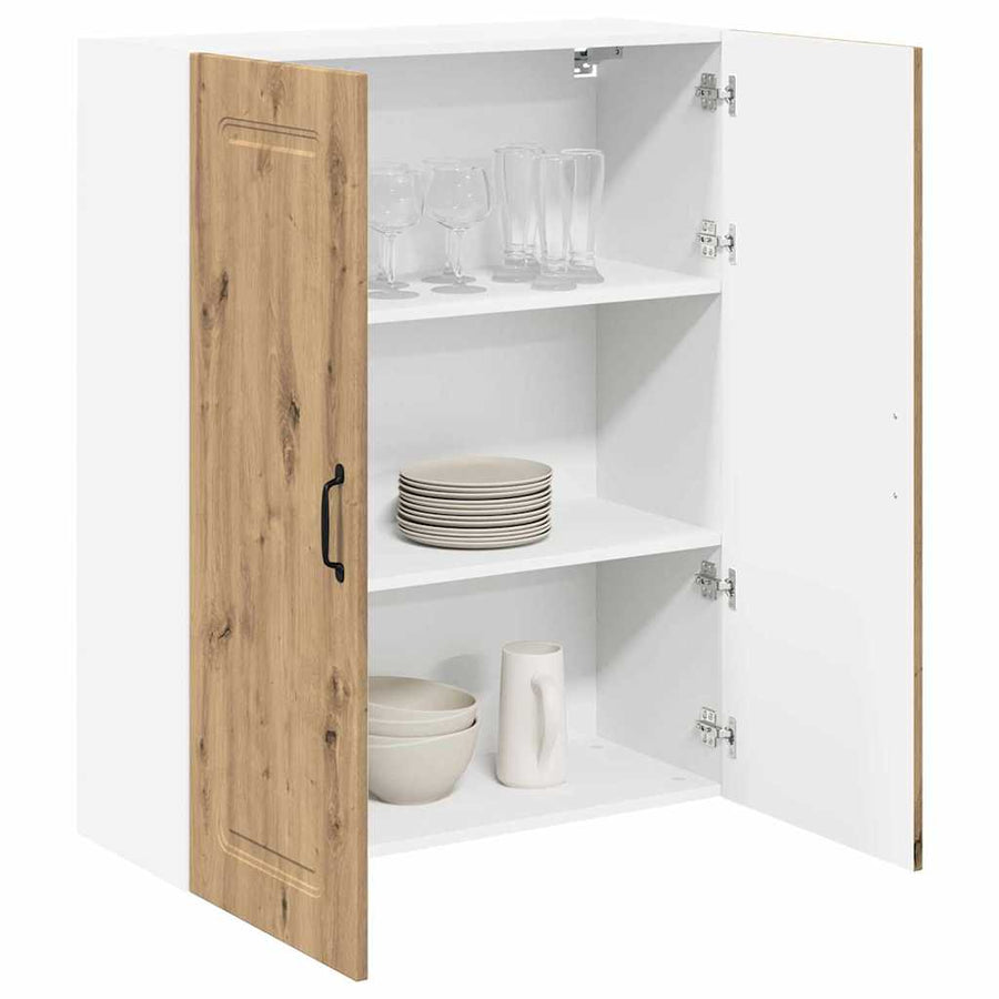 Keukenkast aan de muur met plank Artisan Eiken 80 x 31 x 100 cm