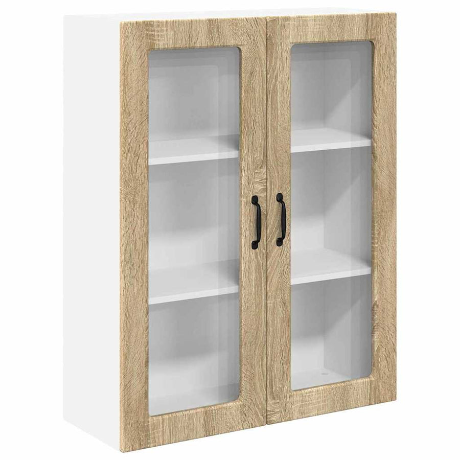 Keukenkast aan de muur met plank Sonoma Eiken 80 x 31 x 100 cm