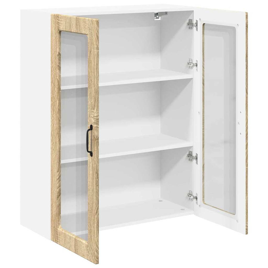 Keukenkast aan de muur met plank Sonoma Eiken 80 x 31 x 100 cm