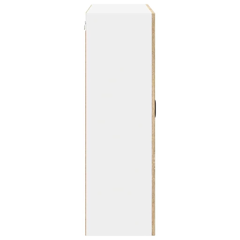 Keukenkast aan de muur met plank Sonoma Eiken 80 x 31 x 100 cm