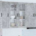 Keukenkast Kalmar Beton Grijs 80 x 31 x 100 cm Bewerkt hout