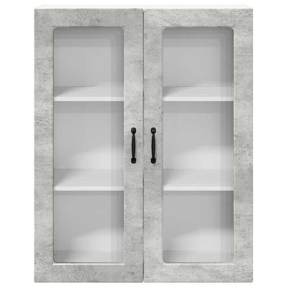 Keukenkast aan de muur met plank Beton Grijs 80 x 31 x 100 cm