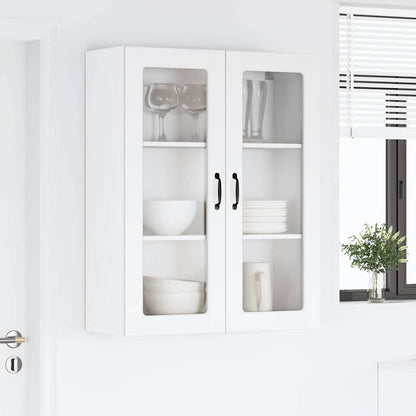 Keukenkast aan de muur met plank Hoogglans wit 80 x 31 x 100 cm