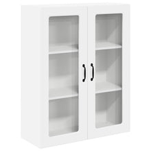Keukenkast aan de muur met plank Hoogglans wit 80 x 31 x 100 cm