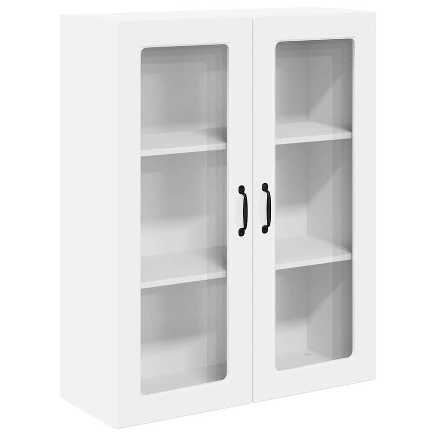 Keukenkast aan de muur met plank Hoogglans wit 80 x 31 x 100 cm