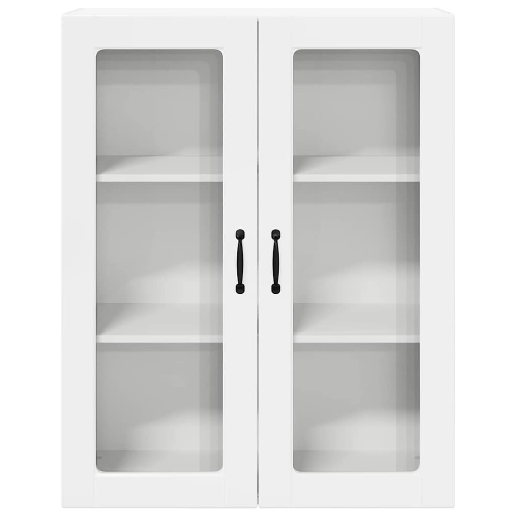 Keukenkast aan de muur met plank Hoogglans wit 80 x 31 x 100 cm