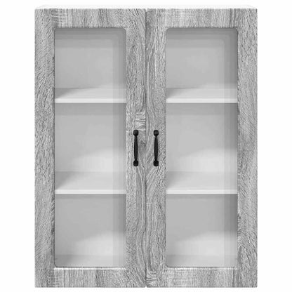 Keukenkast aan de muur met plank Grijs Sonoma 80 x 31 x 100 cm